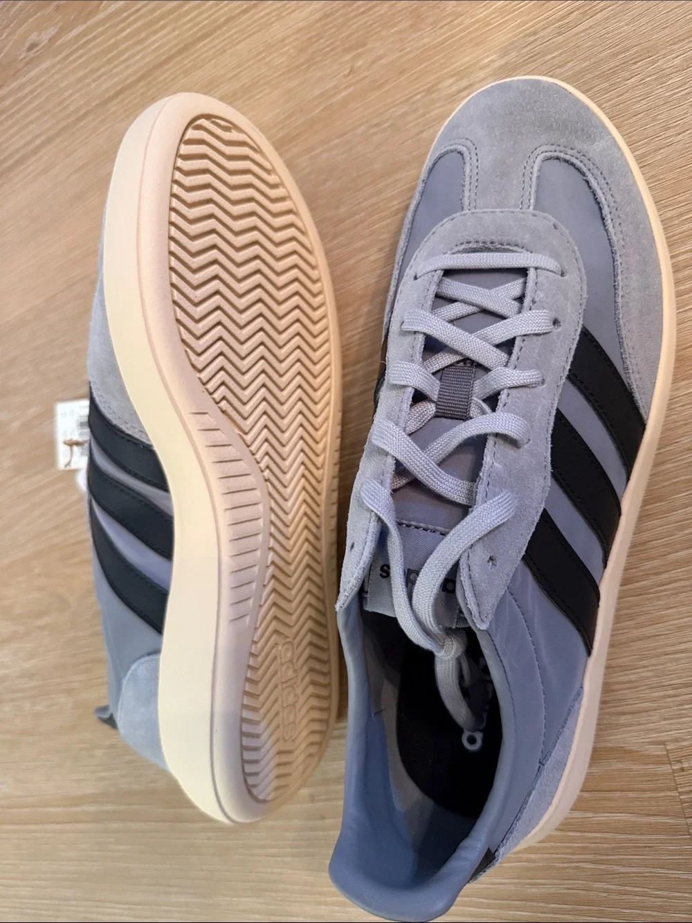 New Men’s adidas Barreda Decode Gray with Black Stripes Sneakers